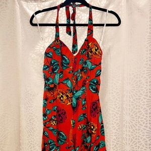 MINKPINK Red Floral Romper